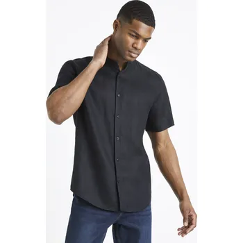 Pánská košile Pánská košile Celio Celio černá 2257187