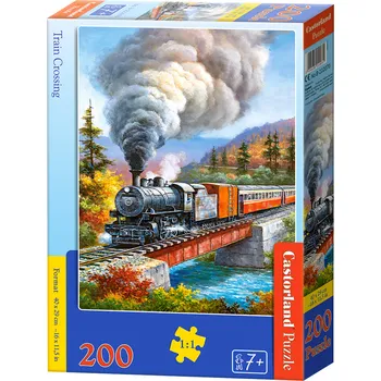 Puzzle Castorland Železniční most 200 dílků