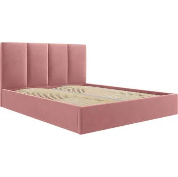 Postel Micadoni Sametová postel Pyla 160 x 200 cm s úložným prostorem