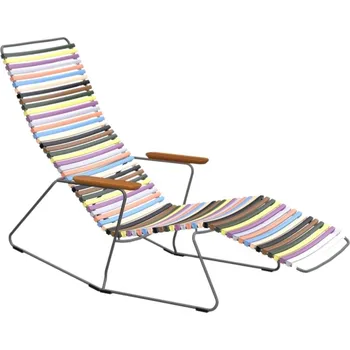 Zahradní lehátko Pestrobarevné plastové zahradní lehátko HOUE Click