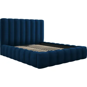 Postel Micadoni Sametová postel Kelp 200 x 200 cm s úložným prostorem