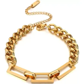 Šperkovnice Kubánský náramek na krk s obdélníčky z chirurgické oceli 316L