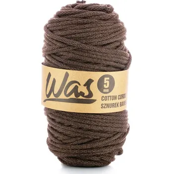 Nit Bavlněná šňůra 5mm, 100m, hnědá 340
