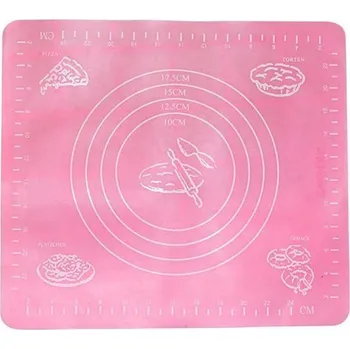 Kuchyňský vál Silikonová podložka | silikonový vál - Růžová