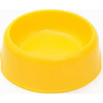 Miska pro psa Miska pro psy | psí miska plastová, 250 ml - žlutá