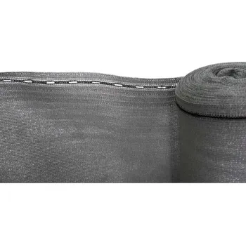 zahradní zástěna Stínící síť - tkanina na plot tmavě šedá 180g/m² zastínění 90% 1,5m - stříhaná délka 1m