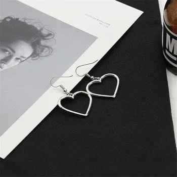 Náušnice Originální náušnice s kamínky | náušnice kočky, srdce, 1 pár - Styl srdce 4