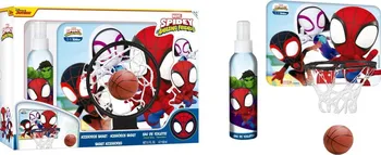 Dětský parfém Air-val Spiderman Spidey Amazing Friends EDT 150 ml + basketbalový koš s míčkem