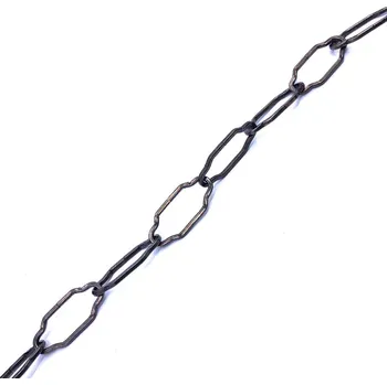 Železářství POSAMO Řetěz ozdobný lustrový/brunýrovaný mosaz 2,3mm 1688K/2,3/03 2,3mm