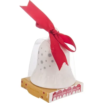 Orion Domky zvoneček zlatý 8 cm