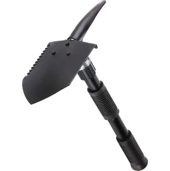 Polní lopatka Petreq Tactical skládací mini lopatka černá