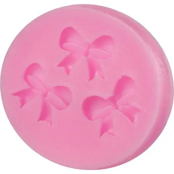 Nádoba na pečení Silikonová forma na čokoládu, led, mýdlo, vosk... - styl mašličky