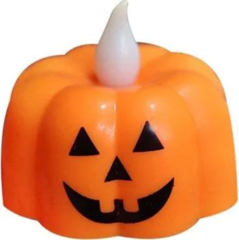 Svíčka Elektrická svíčka | LED svíčka, styl Halloween - dýně