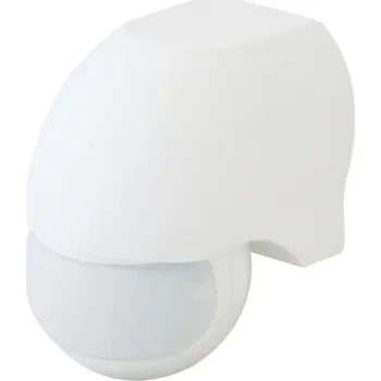 Pohybové čidlo Tracon electric Snímač pohybu nástěnný - bílý 180° IP44
