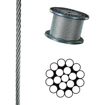 Lany EU SELECT Ocelové lano DIN 3053 1x19 1,5mm 1,5 mm