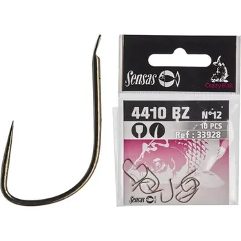 Volný čas 10ks - Háček Sensas Crazy Bait 4410 Barbless Velikost 12