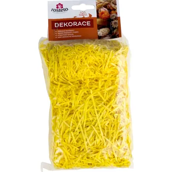 Svíčka Dřevitá vlna Rosteto žlutá - 50 g