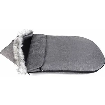 Fusak Dětský fusak zimní liška - 90 cm šedý