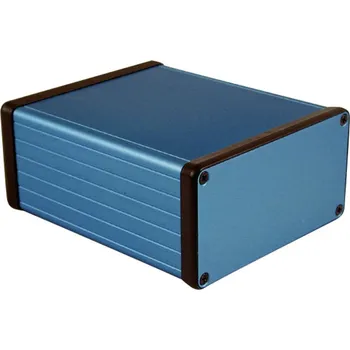 Rozvaděč Hammond Electronics 1455N1201BU univerzální pouzdro 120 x 103 x 53 hliník modrá 1 ks