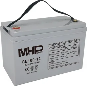 Trakční baterie MHPower GE100-12 gelový akumulátor 12V 100Ah
