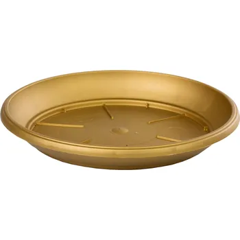 Obal na květináč Miska Similcotto - zlatá 25