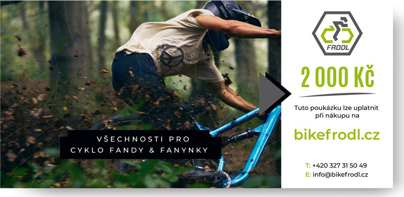 BikeFrodl Elektronický dárkový poukaz BikeFrodl.cz, hodnota 2 000 Kč