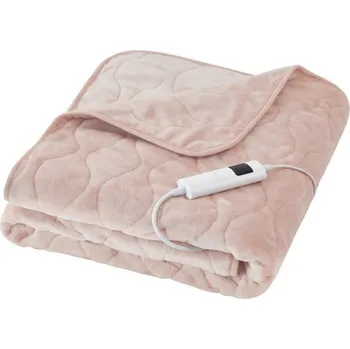 Dětská deka MagicHome výhrevná elektrická deka flanelová, béžová, 180x130 cm