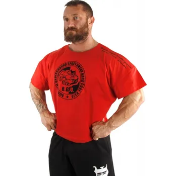 Pánská móda Bizon Gym Rag Top 508 - červená Velikost: XL