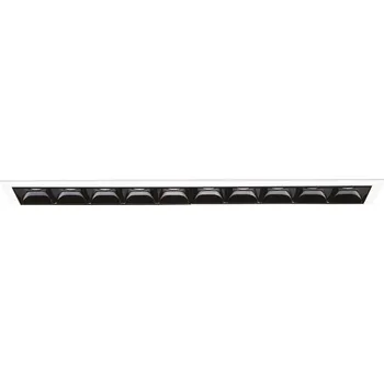 Bodové svítidlo LED Zápustné bodové svítidlo Ideal Lux LIKA 21W 4000K TRIM 267883 21W 2500lm 4000K IP20 27,8cm bílo-černé s rámečkem