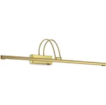 LED Nástěnné svítidlo Ideal Lux Bow AP114 ottone satinato 121130 mosazné 76cm