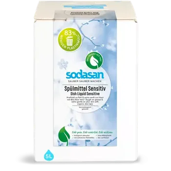 Mycí prostředek Sodasan tekutý prostředek na nádobí sensitive 5 l