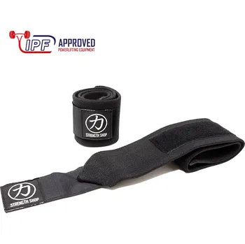 Bandáže na zápěstí SS Wrist wraps heavy černá – IPF Approved 60 cm