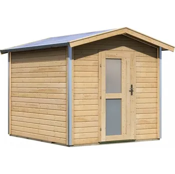 Sauna LANIT PLAST, s.r.o. Venkovní finská sauna s předsíní Woodia WO11