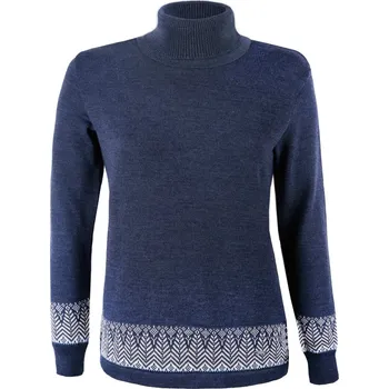 Dámský svetr KAMA 5022 dámský merino svetr, modrá Velikost: XS