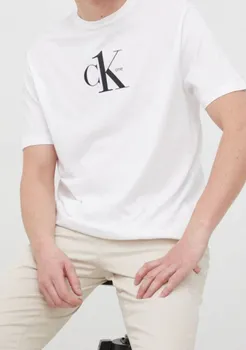 Pánské tričko Calvin Klein One KM0KM00757 bílé