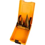 Stupňovitý vrták v sadě 3 ks v boxu - HT501044 - Hoteche