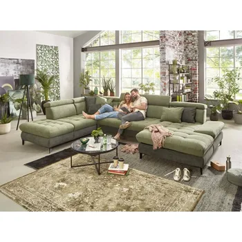 Sedací souprava Rohová sedací souprava do tvaru U CAROLINA 3 Levý roh