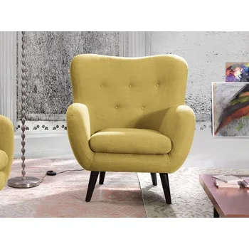 Křeslo Křeslo s vysokým opěrákem ve skandinávském stylu JOHN