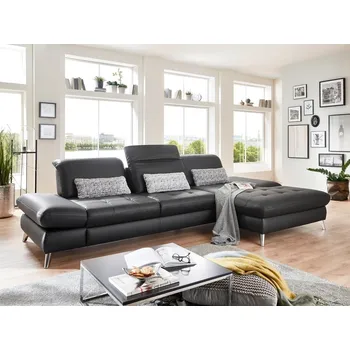 Sedací souprava Kožená rohová sedací souprava CAROLINA 3 Pravý roh