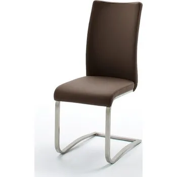 Jídelní židle Jídelní židle z pravé kůže ARCO 2 barva hnědá