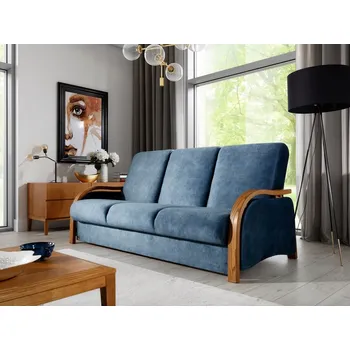 Pohovka Rozkládací pohovka s úložným prostorem KLASIK VIII/jasan pohovka bez čalounění zadní části