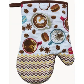 Chňapka Chňapka kuchyňská s magnetem a poutkem, dekor cukroví s kořením