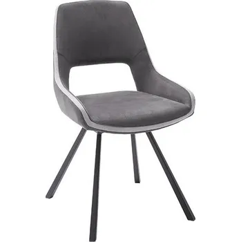 Jídelní židle Jídelní otočná židle BAYONNE šedá