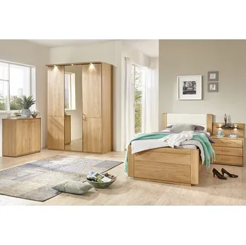 Komoda Ložnicová sestava pro jednu osobu LIDO dub/magnólie
