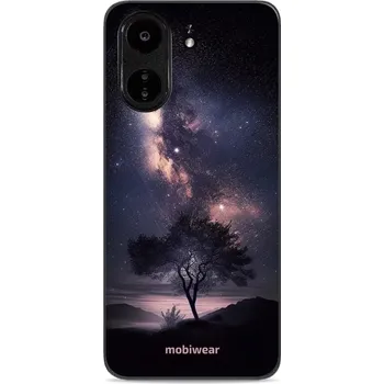 Pouzdro na mobilní telefon Lesklý kryt Mobiwear Glossy - Xiaomi Redmi 13C - G005G Strom s galaxií (Prémiové lesklé pouzdro, obal, kryt Mobiwear Glossy na mobil Xiaomi Redmi 13C - G005G Strom s galaxií, materiál Plast + TPU silikon - krytí po všech stranách, neošoupatelný potisk,)