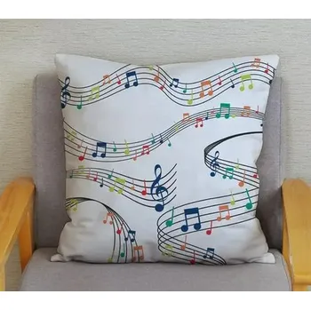 Povlak na dekorativní polštářek AE production Povlak na polštářek PARTITURA