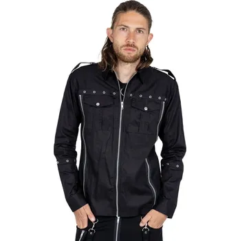 Pánská košile košile pánská VIXXSIN - GRADY - BLACK - S