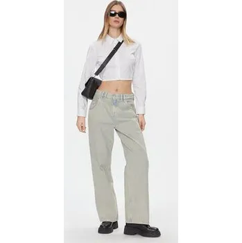 Pánská košile Tommy Jeans Košile DW0DW17344 Bílá Slim Fit S