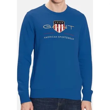 Pánská mikina Pánská mikina Gant Archive Shield - Velikost S, Barva Modrá 55685 2046071