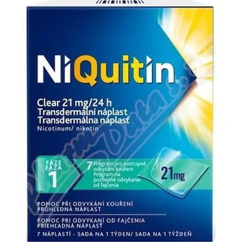 Odvykání kouření Niquitin Clear 21mg/24h tdr.emp.7